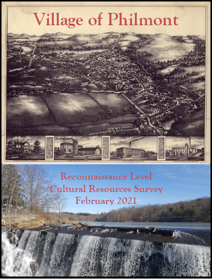 Cover Image of the Cultural Resources Survey 2021 Showing Summit Lake Dam