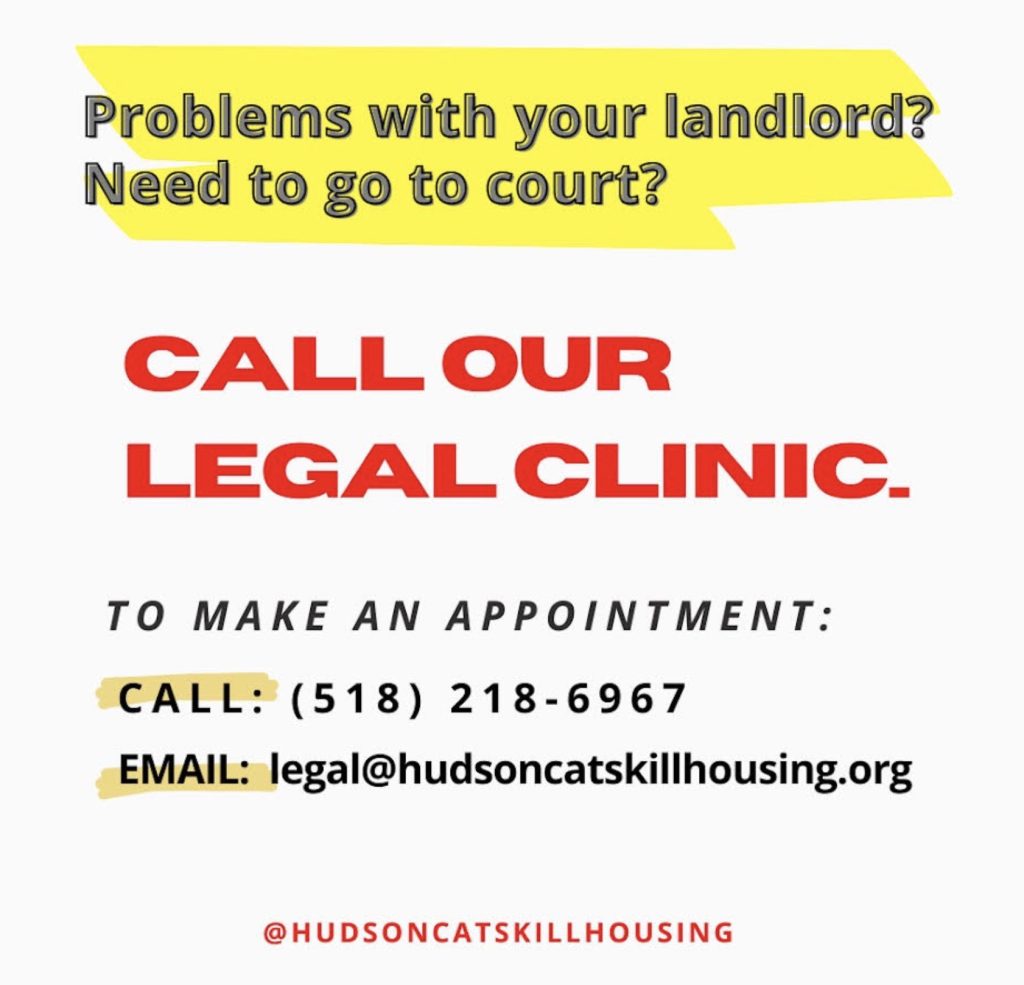 Flyer | Hudson Catskill Housing Coalition Legal Clinic